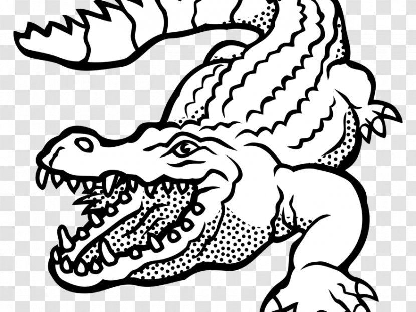 Alligator Crocodile Drawing Clip Art - Wildlife Transparent PNG