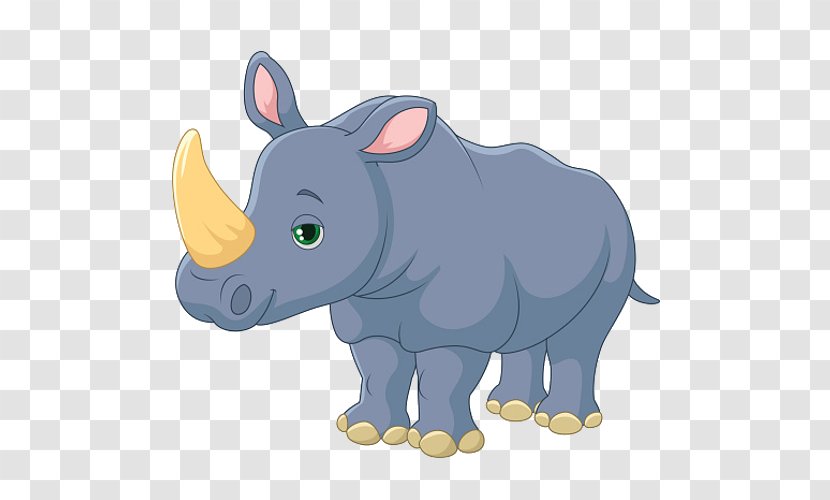 Rhinoceros Clip Art Vector Graphics Illustration Openclipart - Cattle Like Mammal - Sad Koala Transparent PNG