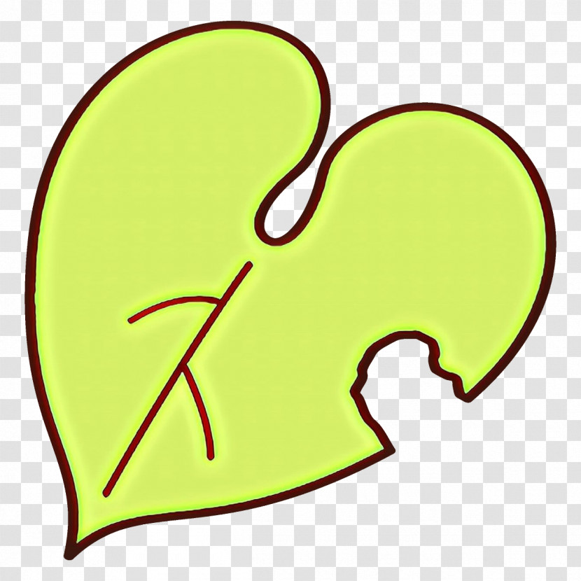 Yellow Heart Symbol Transparent PNG