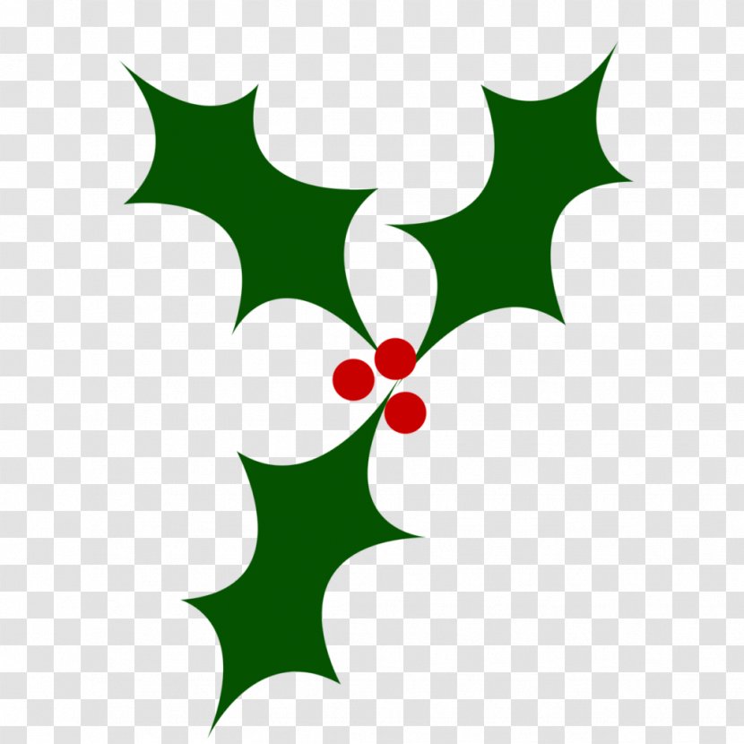 Christmas Tree Common Holly Decoration Clip Art - Grass - HOLLY Transparent PNG