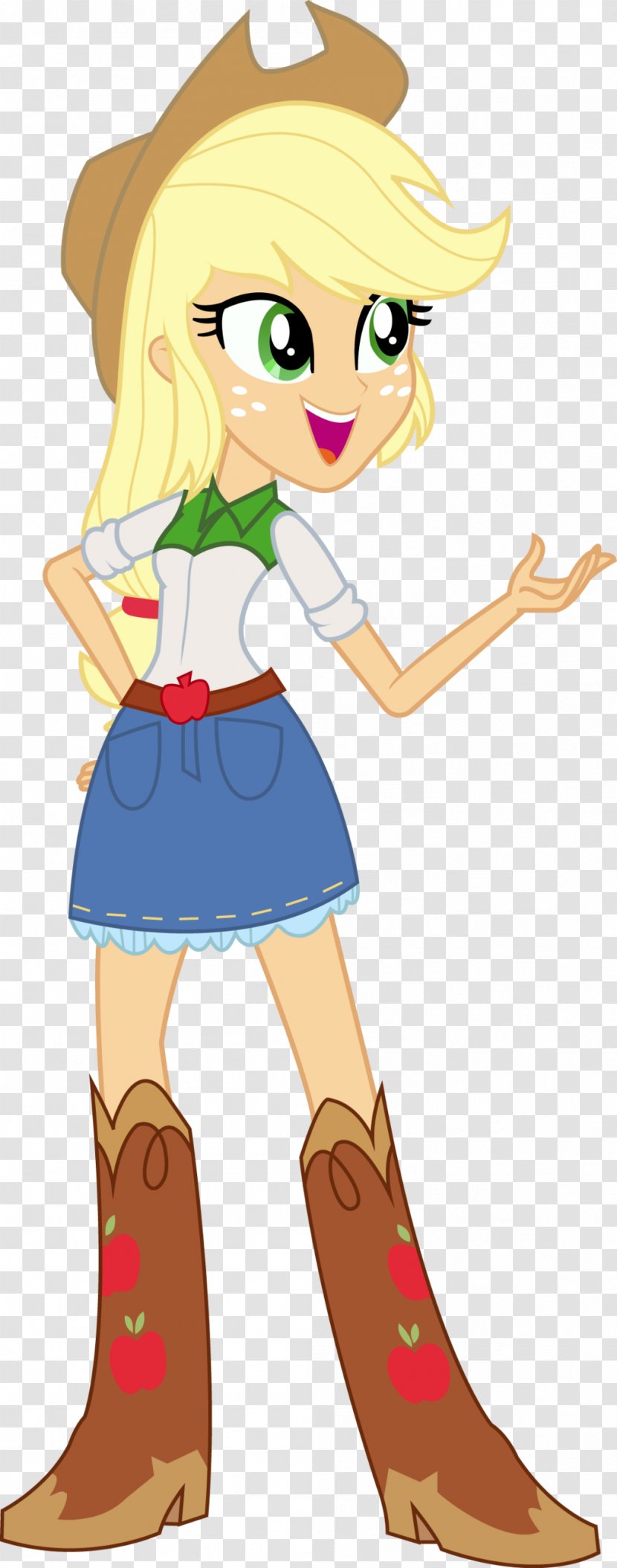 Applejack My Little Pony: Equestria Girls Rainbow Dash - Flower - Jack Transparent PNG