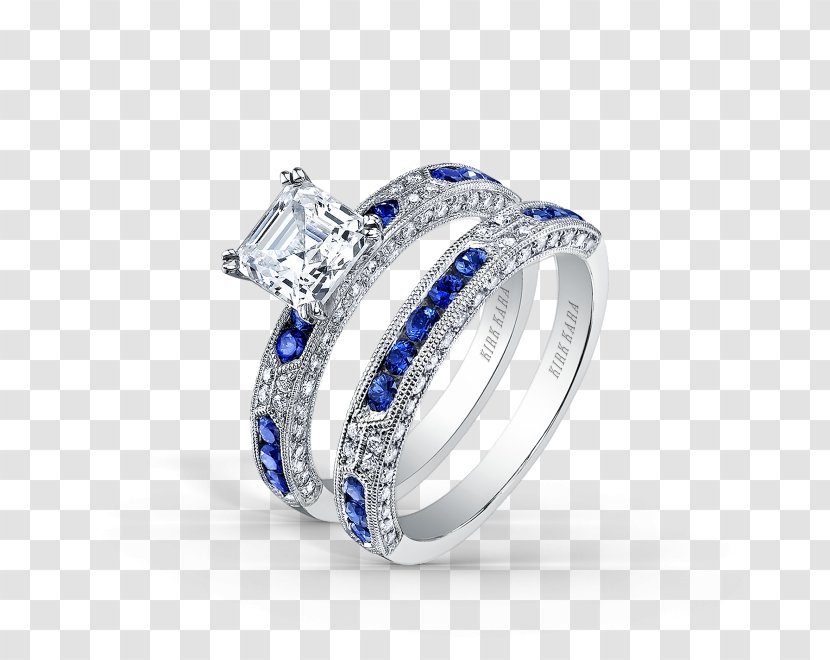 Sapphire Wedding Ring Charlotte York Goldenblatt Engagement Transparent PNG