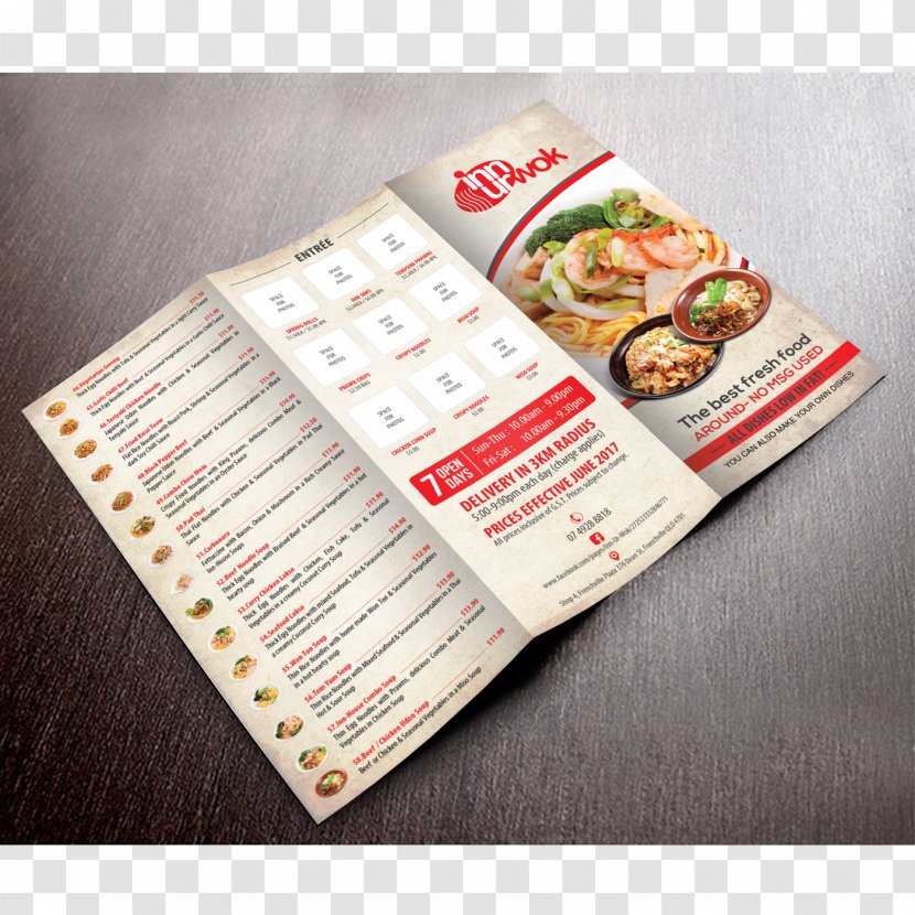 Recipe Cuisine - Fast Food - Modern Flyer Design Transparent PNG