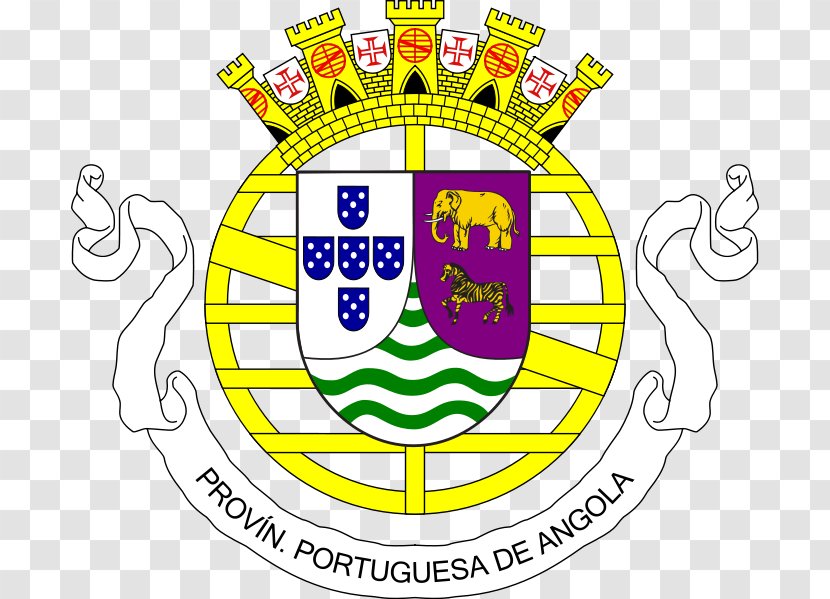 Emblem Of Angola Coat Arms Portuguese India - Brand - Perolas Transparent PNG