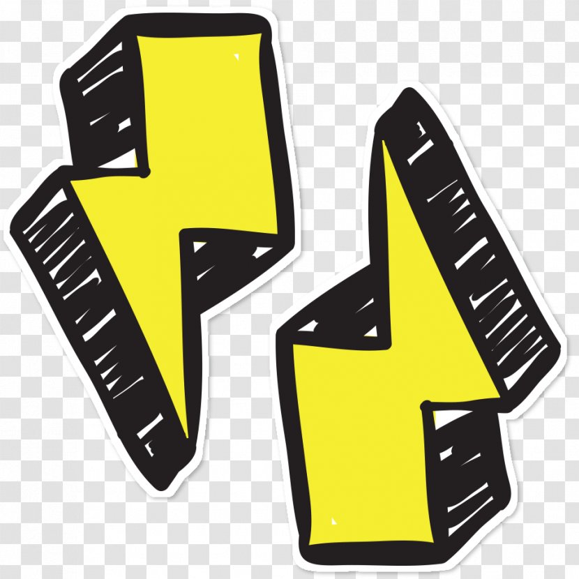 Technology Logo Line - Yellow Transparent PNG