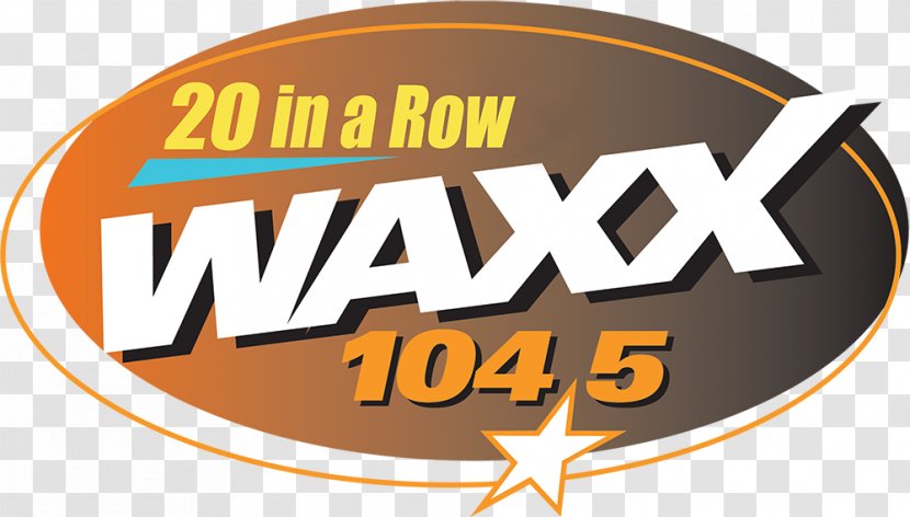 Logo WAXX Radio Station Eau Claire FM Broadcasting Transparent PNG