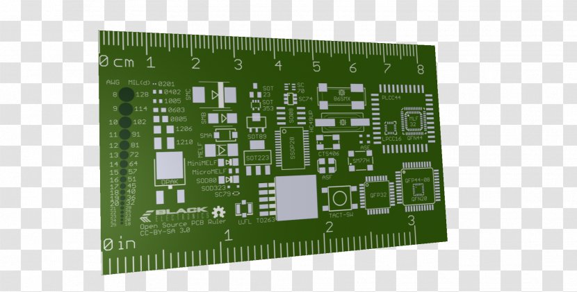 Microcontroller Electronics Footprint Wiring Diagram Computer Hardware - Io Card - Electronic Prototype Transparent PNG