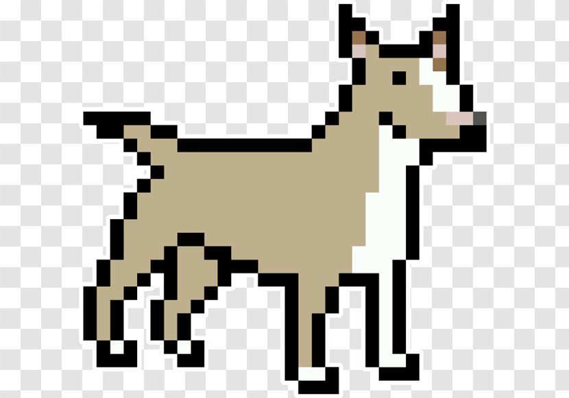 Pixel Art Clip - Dog Like Mammal Transparent PNG