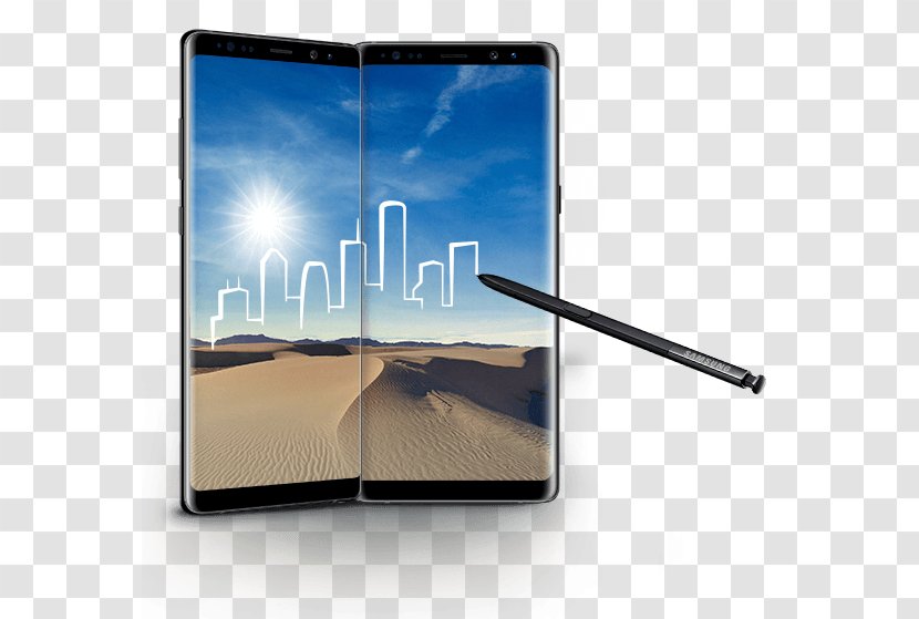 Samsung Galaxy Note 8 Display Device Computer Monitors Stylus - Mobile Phones Transparent PNG