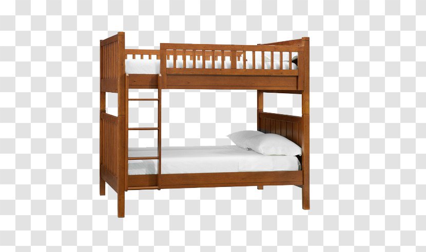 Bunk Bed Loft Nightstand Furniture - Room - 3d Model Bed,Furniture Cartoon Transparent PNG