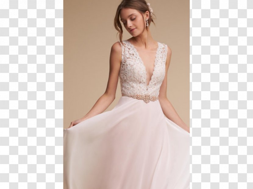 Wedding Dress Gown BHLDN Bride - Tree - Blush Floral Transparent PNG