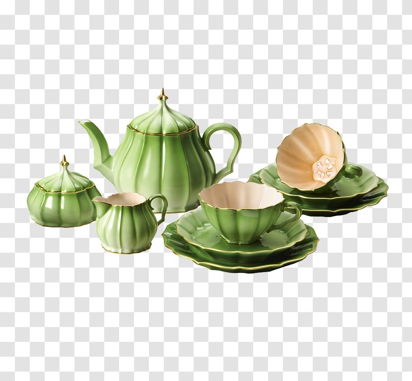 Tea Set Teapot Clip Art - Creamer Transparent PNG