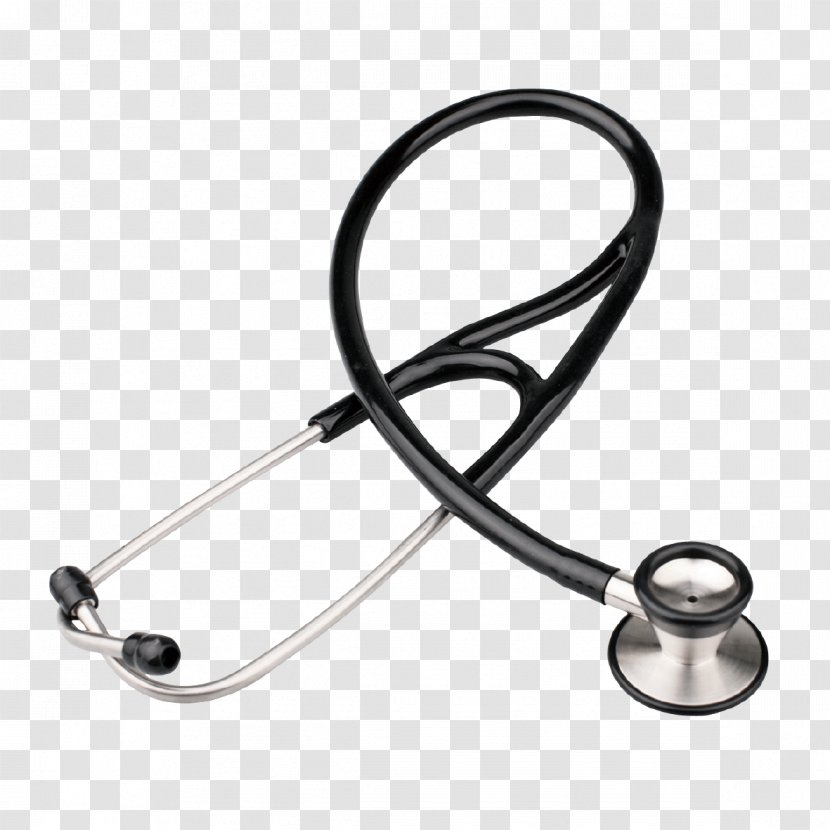 Stethoscope Cardiology Nursing Sphygmomanometer Medicine - Silhouette - Stetoskop Transparent PNG