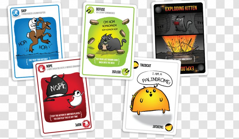 Exploding Kittens Card Game Playing - Tree Transparent PNG