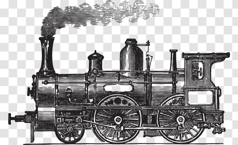 Train Cartoon - Passenger - Rolling Engine Transparent PNG