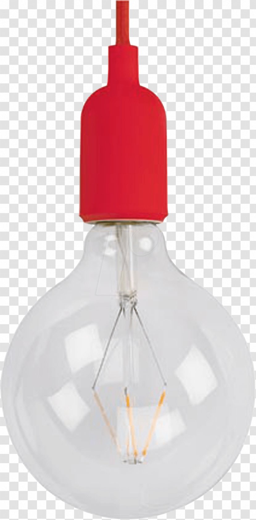 Lamp LED Filament Edison Screw Light-emitting Diode Electrical - The Cord Fabric Transparent PNG