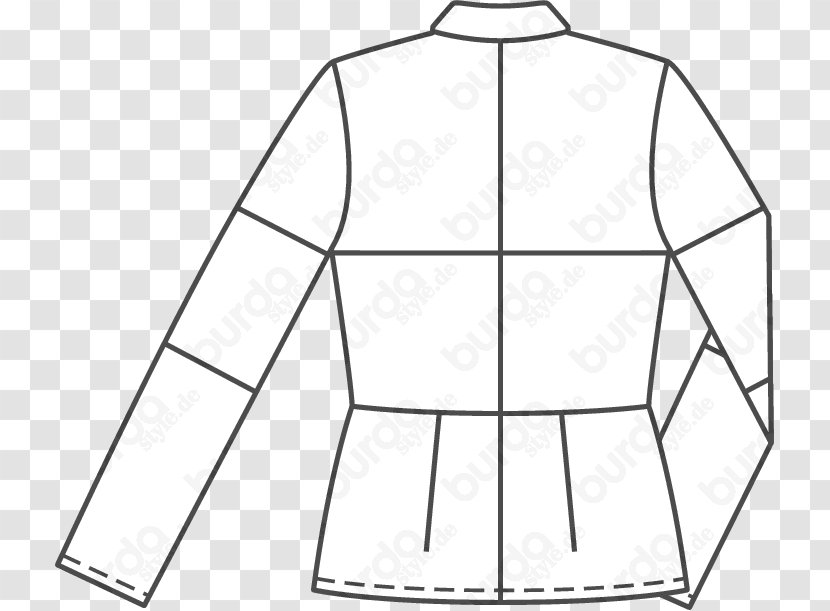 Jacket Product Design Symmetry Dress Sleeve - Monochrome - Interview Transparent PNG