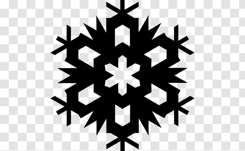 Snowflake Silhouette Clip Art - Line - Beautiful Transparent PNG