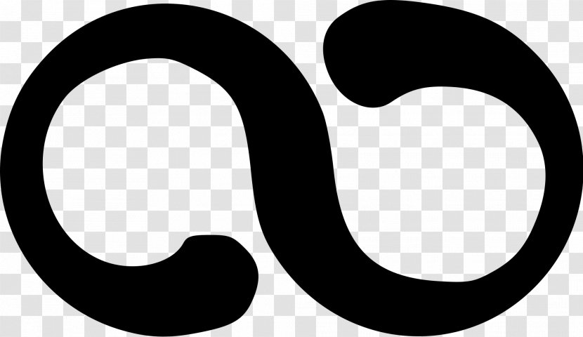 Infinity Symbol Drawing - Monochrome Transparent PNG