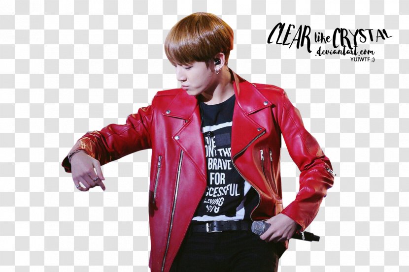 BTS Wings K-pop Spring Day Leather Jacket Transparent PNG
