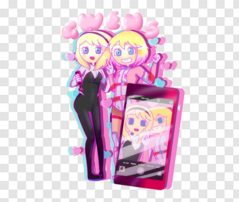 Superman Gwenpool Gwen Stacy DJ Finger Embedded System - Doll - Emma Stone Spiderman Transparent PNG