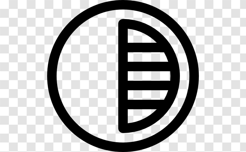 Trademark Logo Symbol Brand Circle - Sign - Contrast Vector Transparent PNG