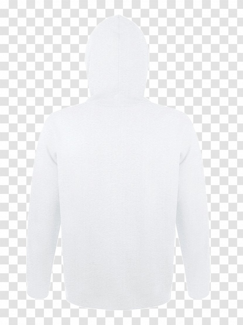 Hoodie Bluza Neck - White - Jacket Transparent PNG