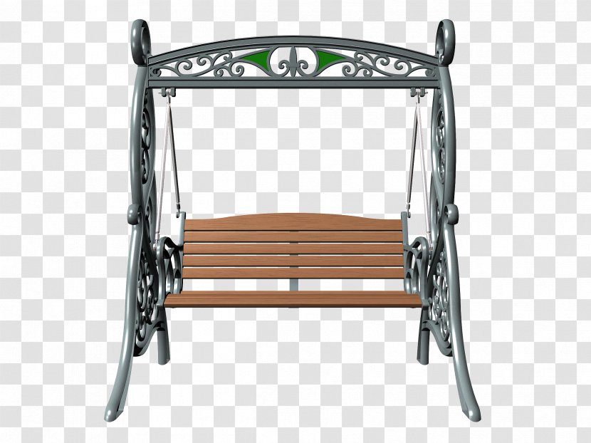 Chair Table Garden Furniture Bench Metal Transparent PNG