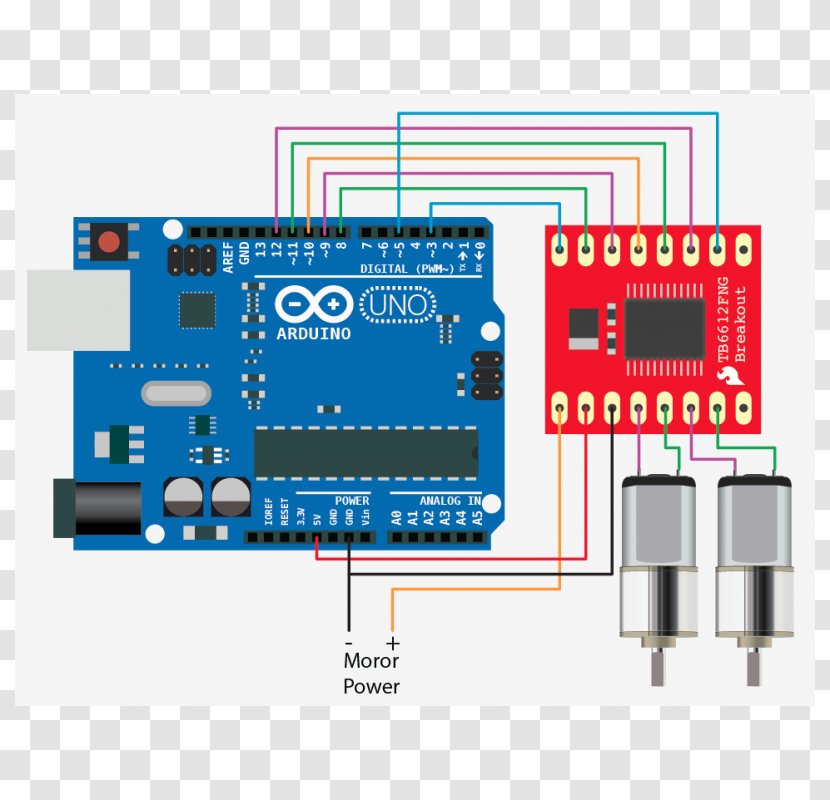 Arduino Flex Sensor Microcontroller Electronic Circuit - Thermistor - Energ Transparent PNG