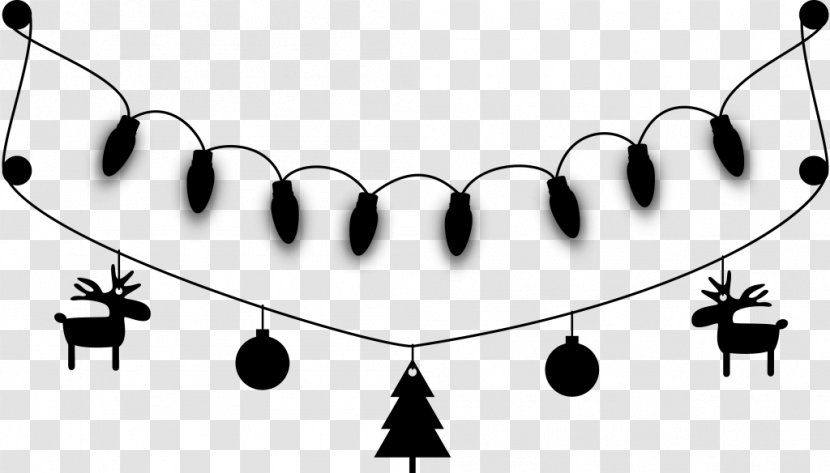 Christmas Day Garland Stock Photography Drawing Illustration - Party - Holiday Ornaments Transparent PNG