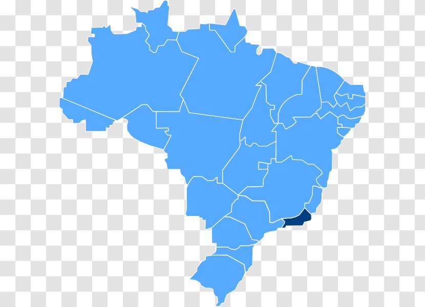 Brazil Vector Map Clip Art - Royaltyfree - Rio Transparent PNG