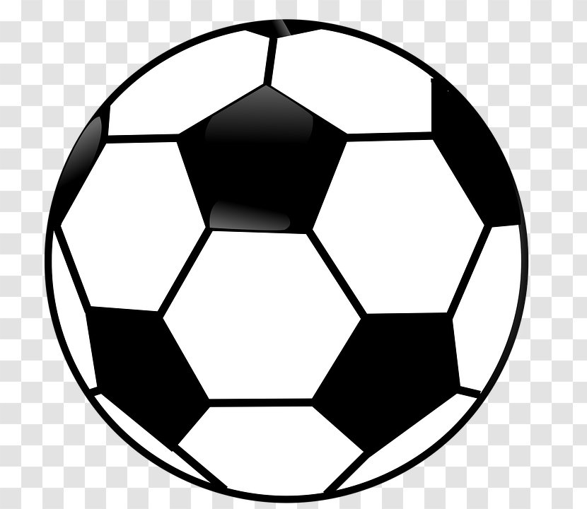 Football Beach Tennis Ball Clip Art - Black And White - Vector Goalkeeper Transparent PNG