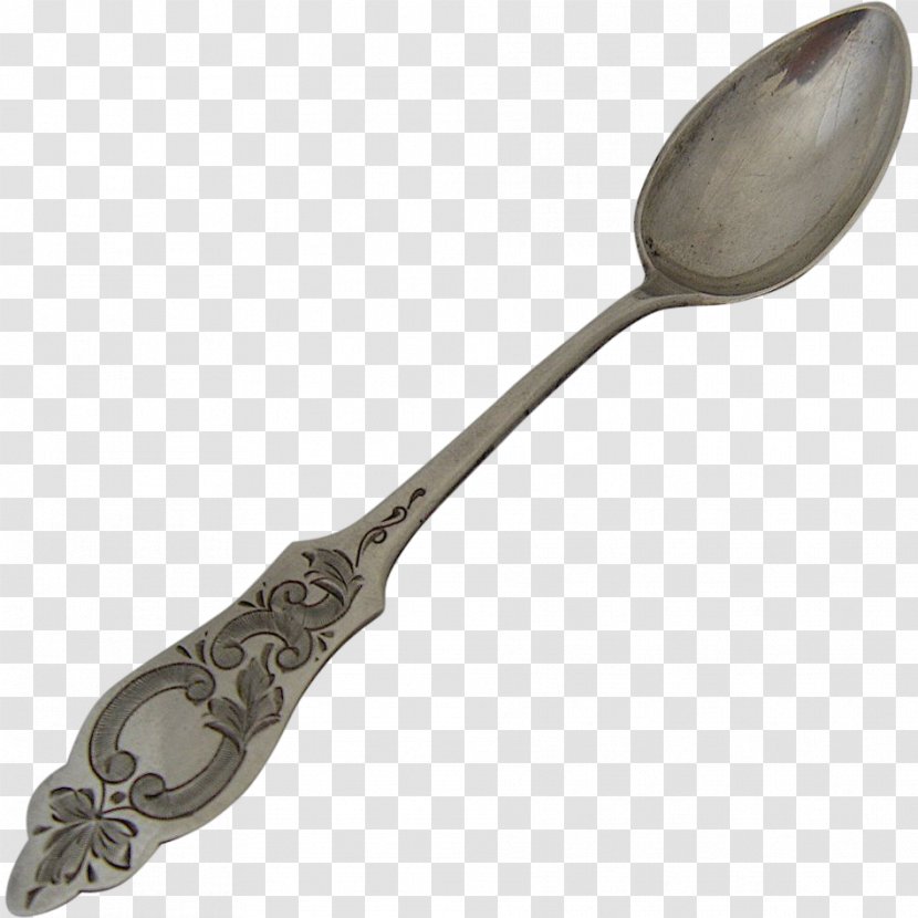 Sugar Spoon Teaspoon Cutlery Silver - Kitchen Utensil Transparent PNG