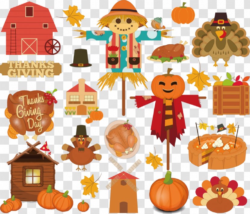 Pumpkin Pie Thanksgiving Illustration - Halloween Elements Photos Transparent PNG