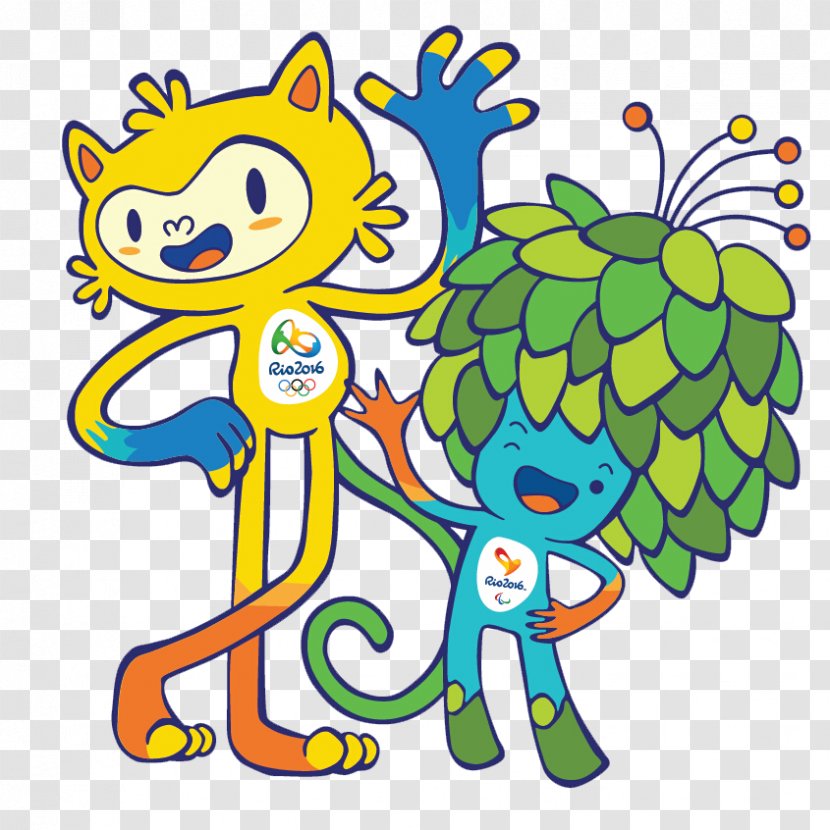 2016 Summer Olympics Opening Ceremony Rio De Janeiro Paralympic Games Mascot - Cartoon - Olympic Mascots Transparent PNG