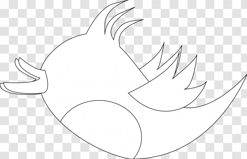 Petal Eye White Line Art Clip - Silhouette - Dove Transparent PNG