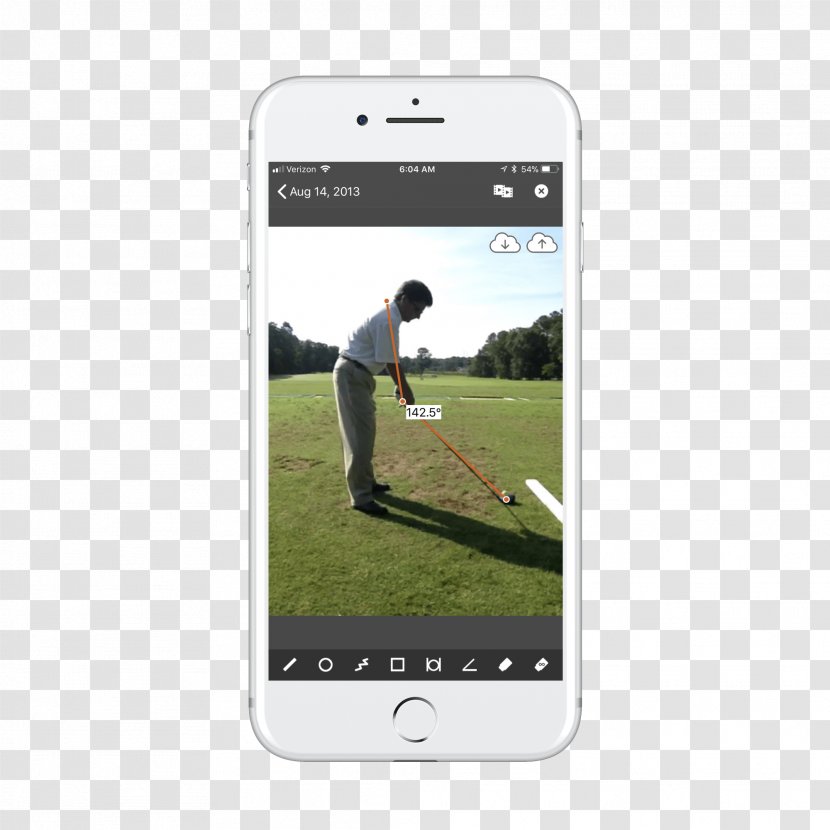 Smartphone Golf Stroke Mechanics Voice Command Device Video - Swing Transparent PNG