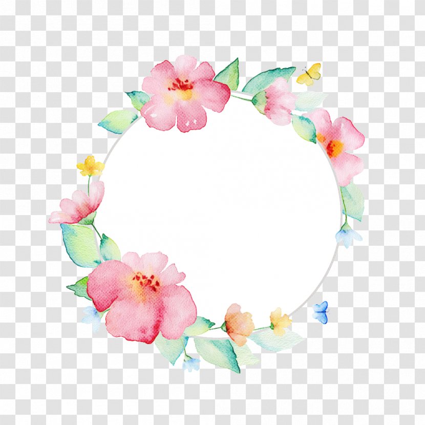 Pink Hair Accessory Fashion Flower Headgear - Headband Headpiece Transparent PNG