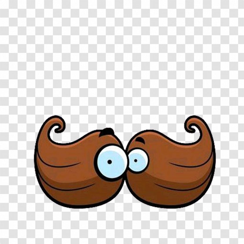 Moustache Cartoon Beard Wallpaper - Hair - Long Eye Transparent PNG