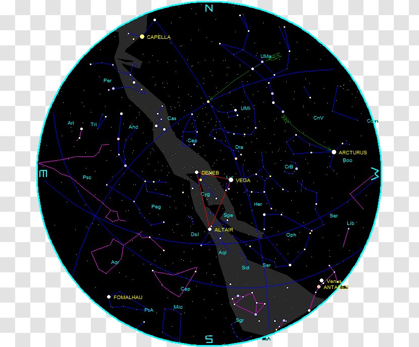 Star Chart Astronomy Barnard's Constellation - Sky Transparent PNG