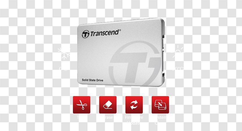 Serial ATA Transcend Information Solid-state Drive SSD370S Hard Drives - Sata Iii Ssd370 Transparent PNG