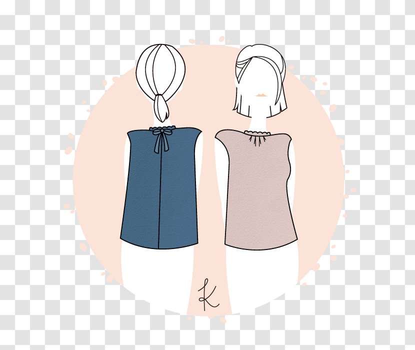 Shoulder Blouse Sewing Neckline Pattern - Dress Transparent PNG