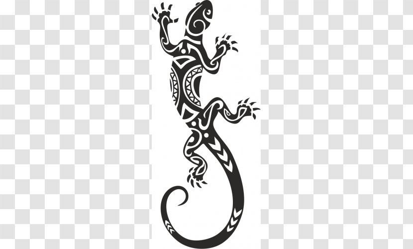 Lizard Polynesia Tattoo Māori People Gecko - Eidechse Transparent PNG