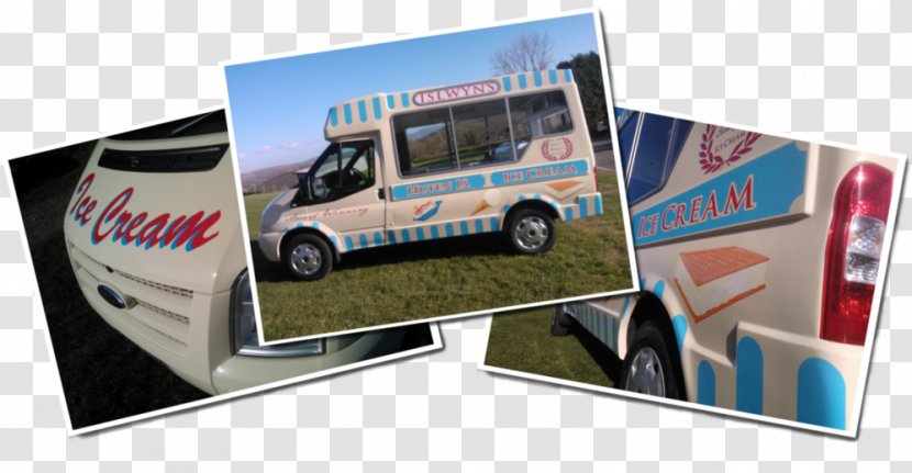 Vanilla Ice Cream Car - Mode Of Transport - Van Transparent PNG