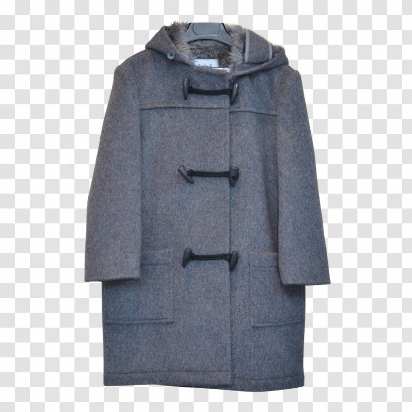Duffel Coat Jacket School Blazer - Navy Blue Transparent PNG