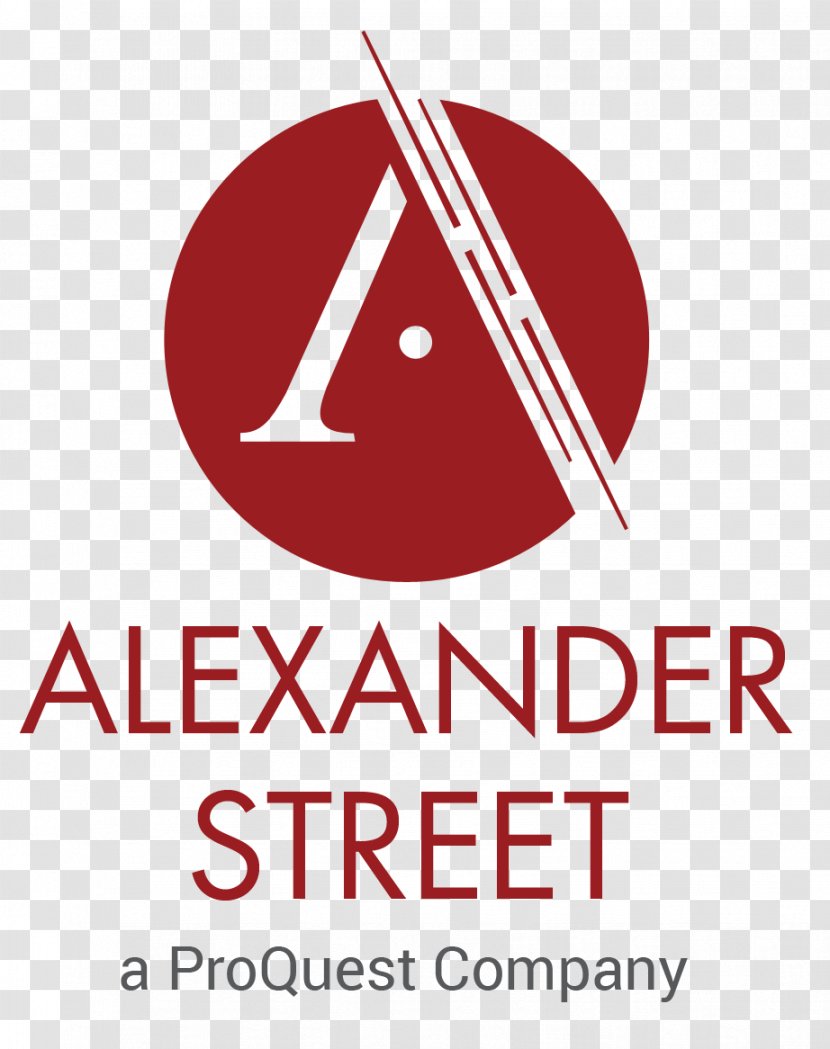 Logo Alexander Street Press, LLC Company Brand - Text Transparent PNG