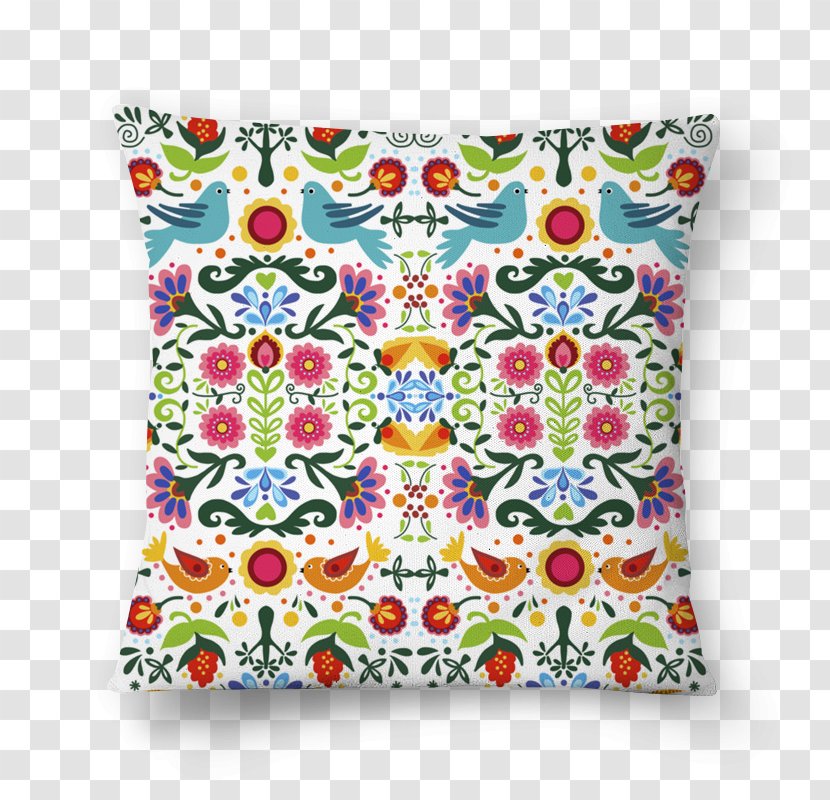 Cushion Throw Pillows Folk Art - Pillow Transparent PNG