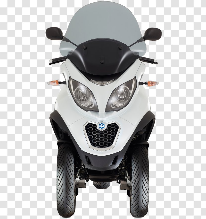 Piaggio MP3 Scooter Motorcycle Vespa - Threewheeler Transparent PNG