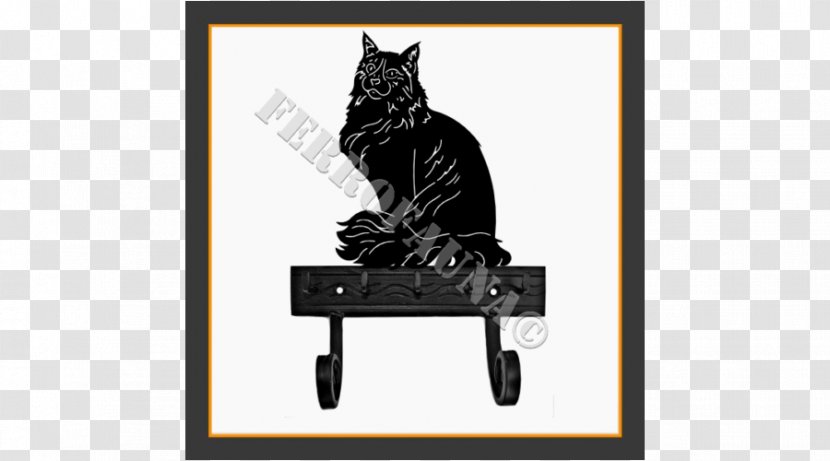 Cat Picture Frames Brand Rectangle Font - Black And White Transparent PNG