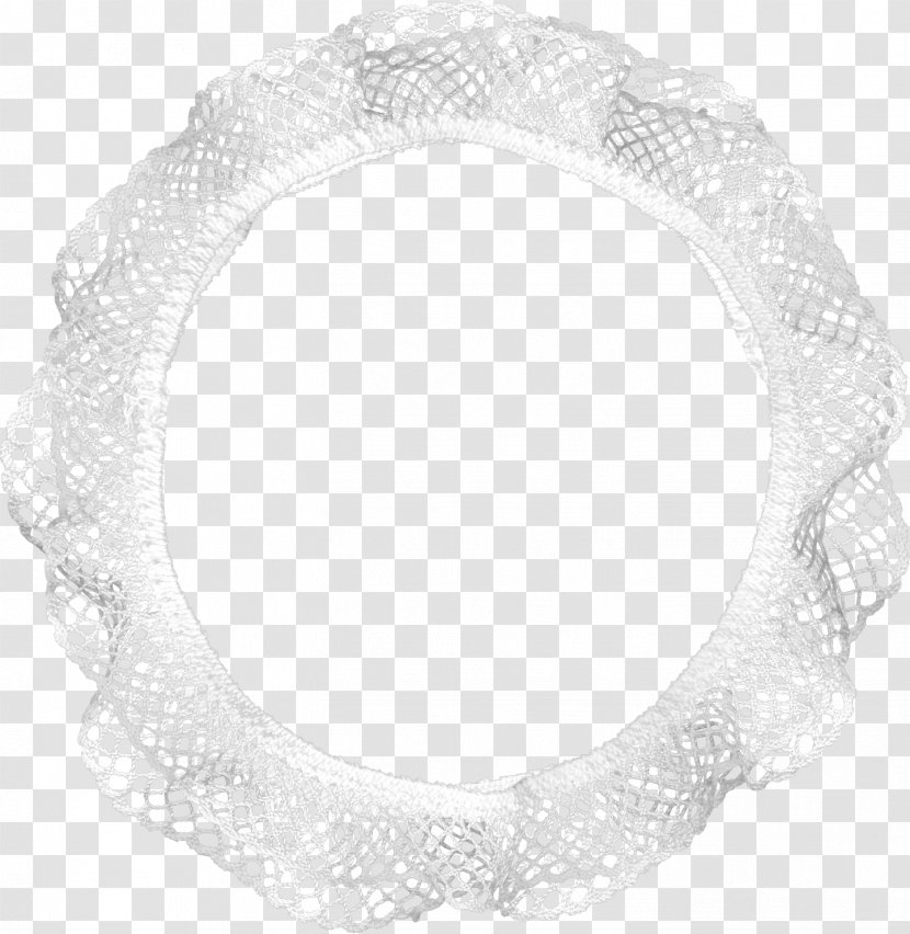 Jewellery Pearl Textile White Necklace - Silver - Circle Pattern Cloth Transparent PNG
